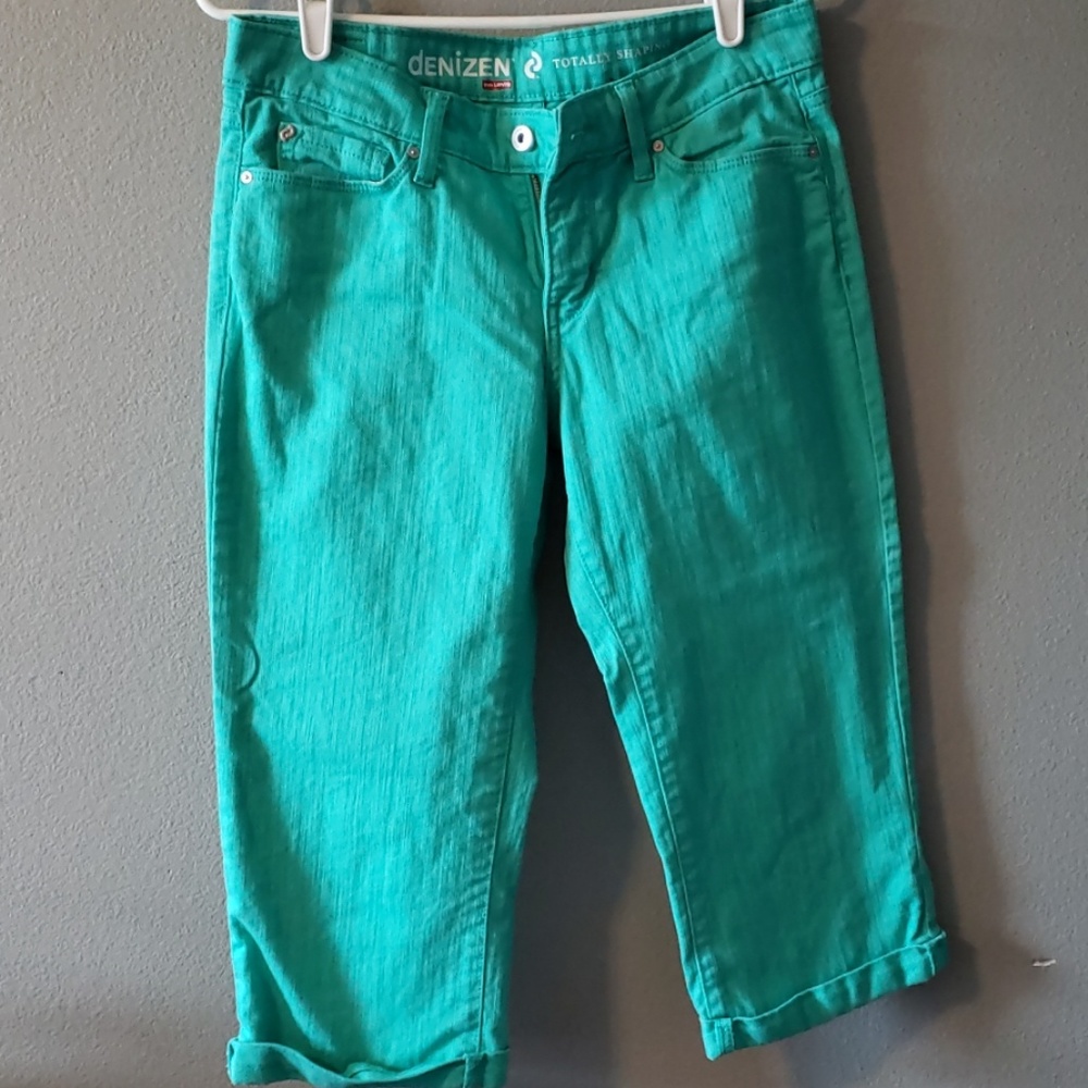 Teal Capris size 8